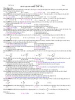 Tổng hợp đề Tốt nghiệp các năm