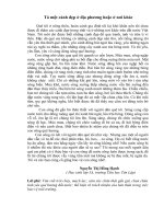 Bài văn tả con sông quê hương