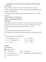 Các bài toán về sự chia hết của số nguyên