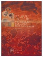 Sở hữu trí tuệ một công cụ đắc lực để phát triển kinh tế