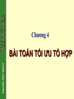 chương 4 bài toán tối ưu tổ hợp 