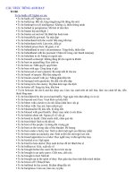 cấu trúc tiếng anh hay