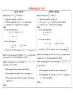 Tuyên tập 30 đề thi TN Toán năm 2011