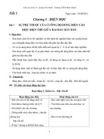 giáo án vật lý 9 cả năm