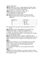 đề thi vào THPT môn Hóa chuyên đề 