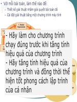 CHƯƠNG 3 các kỹ THUẬT xây DỰNG CHƯƠNG TRÌNH PHẦN mềm 5  các kỹ THUẬT xây DỰNG hàm THỦ tục 