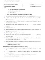 BỘ đề THI môn học KINH tế PHÁT TRIỂN 