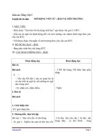 Giáo án tiếng việt 5 tuần 13 bài luyện từ và câu mở rộng vốn từ bảo vệ môi trường 