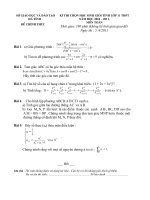 Đề thi hsg môn toán 11 năm học 2010 2011