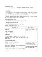 Giáo án tiếng việt 5 tuần 8 bài luyện từ và câu mở rộng vốn từ thiên nhiên 