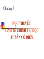 chương 3 học thuyết kinh tế chính trị học tư sản cổ điển 