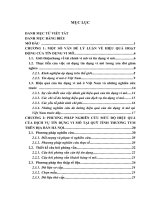 TÍN DỤNG VI MÔ TẠI QUỸ TÌNH THƯƠNG TYM TRÊN ĐỊA BÀN HÀ NỘI ĐÁNH GIÁ TÍNH HIỆU QUẢ  VÀ GIẢI PHÁP