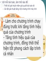 CHƯƠNG 3 các kỹ THUẬT xây DỰNG CHƯƠNG TRÌNH PHẦN mềm 4 các kỹ THUẬT THIẾT kế CHƯƠNG TRÌNH 