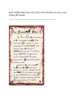 HỌC TIẾNG ANH QUA các câu CHUYỆN bức thư thú vị của hoàng đế ceasar 