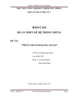 “Thiết kế robot dò đường theo vạch đen”