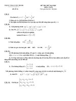 ĐỀ LUYỆN THI ĐẠI HỌC TOÁN (11)