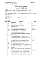 giáo án tiếng anh 7 unit 5