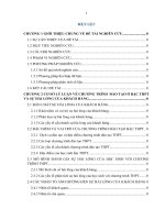 SỰ HÀI LÒNG CỦA HỌC SINH VỚI TRƯƠNG TRÌNH TRUNG HỌC PHỔ THÔNG CHÂT LƯỢNG CAO Ở HÀ NỘI