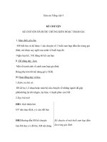 Giáo án tiếng việt 5 tuần 16 bài kể chuyện kể chuyện được chứng kiến hoặc tham gia 