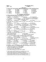 TEST 45 MINS ENGLISH 11