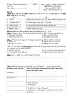 Đề kiểm tra Lịch sử & Địa lý năm 2010 2011