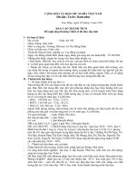 Báo cáo thành tích  nga