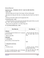 Giáo án tiếng việt 5 tuần 12 bài luyện từ và câu mở rộng vốn từ bảo vệ môi trường 