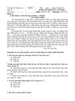 ĐỀ KIỂM TRA TIẾNG VIỆT CUỐI HỌC KỲ 2 năm 2010 2011