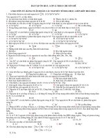 BT HOÁ 12  THEO CHUYÊN ĐỀ 1