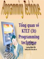 TỔNG QUAN về KTLT (3t) 