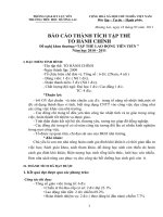 báo cáo thành tích tổ hành chính năm 2011