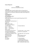 Giáo án tiếng việt 5 tuần 15 bài tập đọc buôn chư lệnh đón cô giáo 