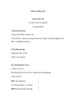 Giáo án tiếng việt 5 tuần 13 bài tập làm văn luyện tập tả người (tả ngoại hình) 