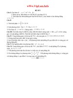 Tuyển Tập 20 đề thi TN Toán năm 2011