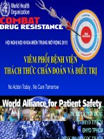 chẩn đoán và điều trị viêm phổi bệnh viện