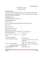 Giáo án tiếng việt 5 tuần 7 bài luyện từ và câu từ nhiều nghĩa 