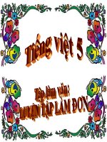 Bài giảng tiếng việt 5 tuần 11 bài tập làm văn   luyện tập làm đơn 