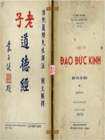 Lao Tu Dao Duc Kinh