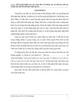 Tiểu luận cuối khóa bồi dưỡng nghiệp vụ thanh tra viên Giải quyết khiếu nại của công dân về những sai sót trình tự, thủ tục trong việc thu hồi đất thực hiện dự án