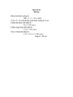 chu vi hình chữ nhật