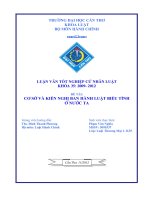 cơ sở và kiến nghị ban hành luật biểu tình ở nước ta