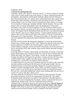 Cultural changes in marriage and funeral customs of san diu people in phu binh district, thai nguyen province