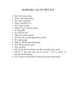 ĐỀ TÀI TRANH CHẤP LAO ĐỘNG TẠI KHU CÔNG NGHIỆP NỘI BÀI