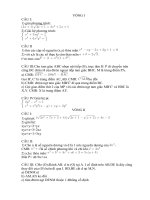 Đề thi thử môn Toán đợt 3 vào chuyên KHTN Hà Nội  năm 2011