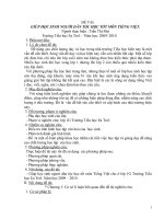 Giúp HS dân tộc học tốt tiếng việt