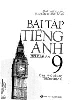BÀI tập TIẾNG ANH lớp 9 có đáp án năm 2015 bản 1 