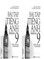 BÀI tập TIẾNG ANH lớp 9 có đáp án năm 2015 