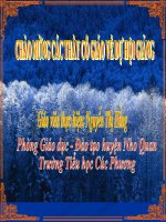 giáo an hioc van lop 1( thi tinh)