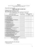 Phiếu GV tự đánh giá Kèm theo Thông tư số 30/2009/TT BGDĐT