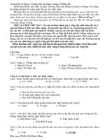 CÂU HỎI TRẮC NGHIỆM ĐỐ VUI ĐỂ HỌC